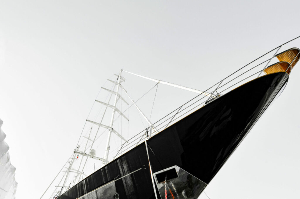 NCA Refit Sailing Yacht Bow
